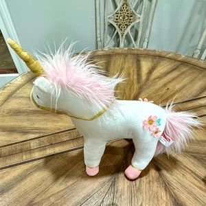 EUC Gund Lilyrose Pink Unicorn Plush, 13"